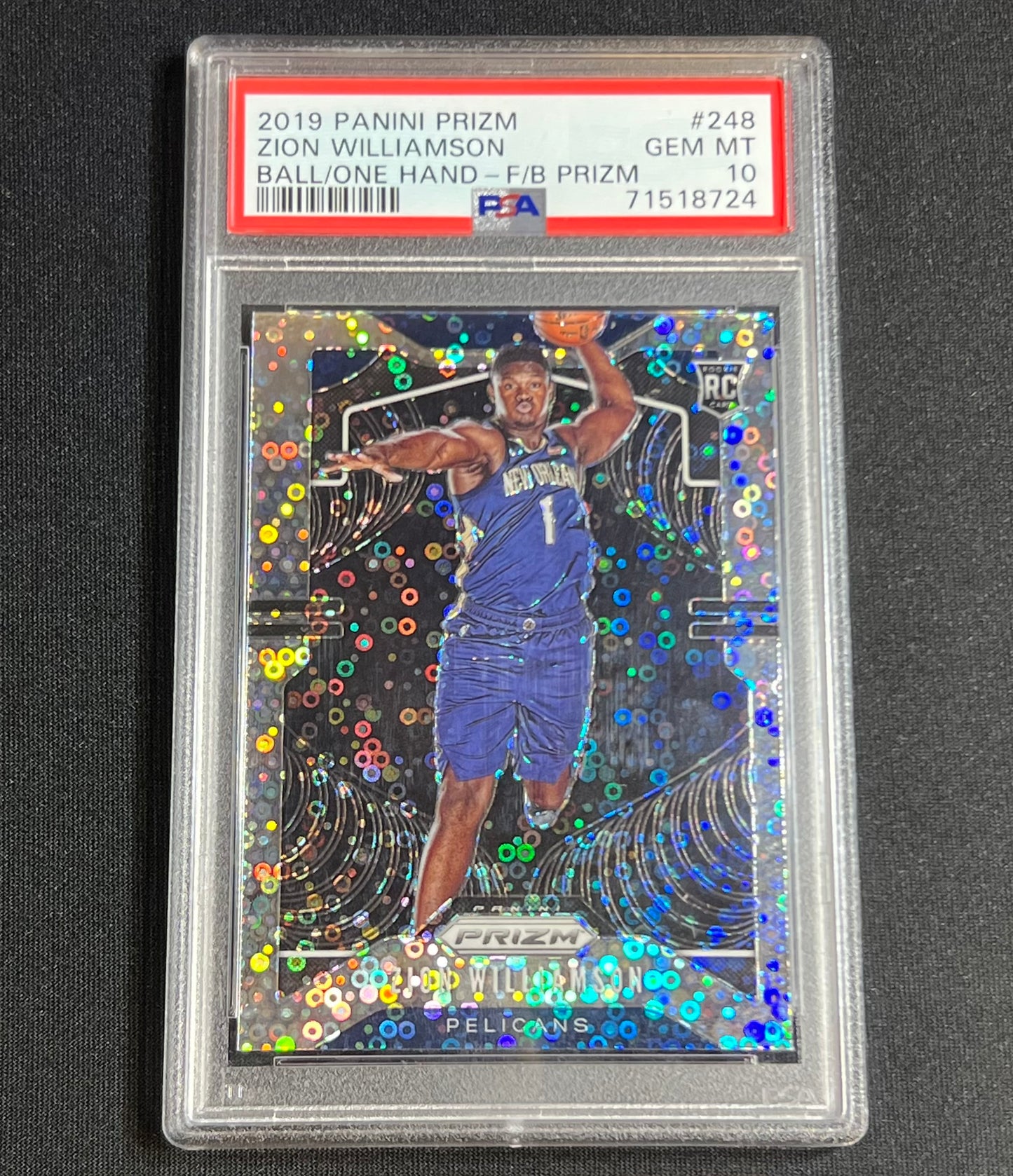 2022-23 Optic Jalen Williams Fast Break Rookie Disco Auto PSA 10 #235 Thunder