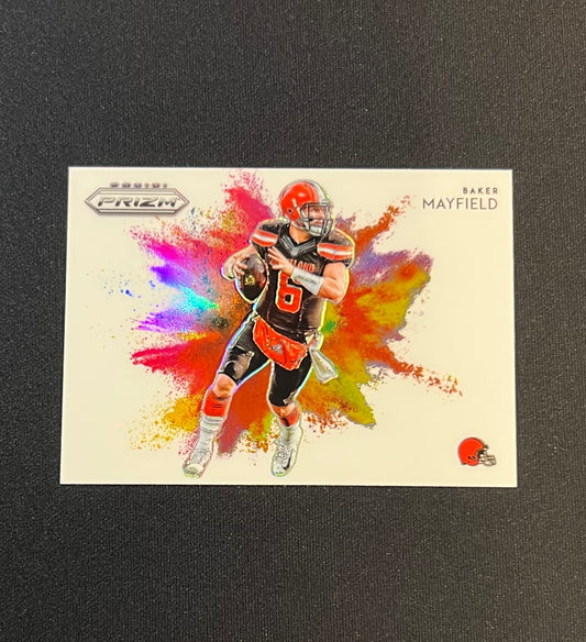 2019 Panini Prizm Baker Mayfield Color Blast SSP #CB-BM