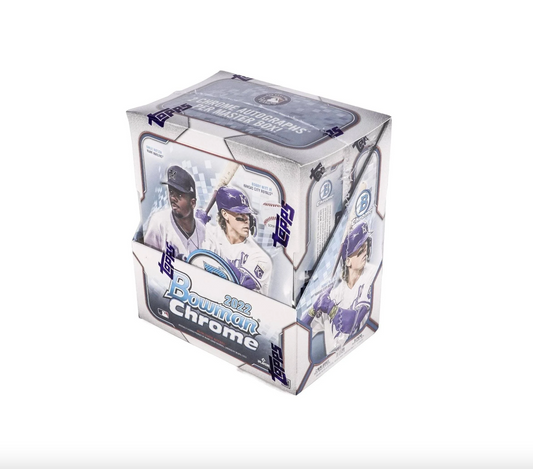 2022 Bowman Chrome Baseball Hobby Factory Sealed Box - 2 Autos