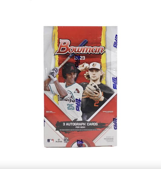 2023 Bowman Baseball Jumbo Factory Sealed Box - 3 Autos