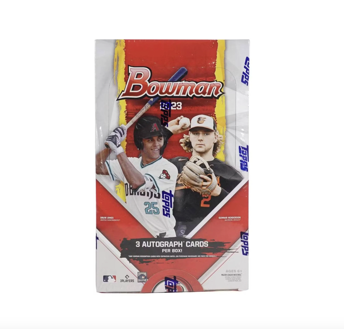 2023 Bowman Baseball Hobby Jumbo Factory Sealed Box - 3 Autos